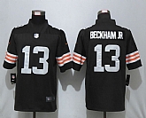 Nike Cleveland Browns 13 Beckham jr Brown Vapor Untouchable Limited Jersey,baseball caps,new era cap wholesale,wholesale hats